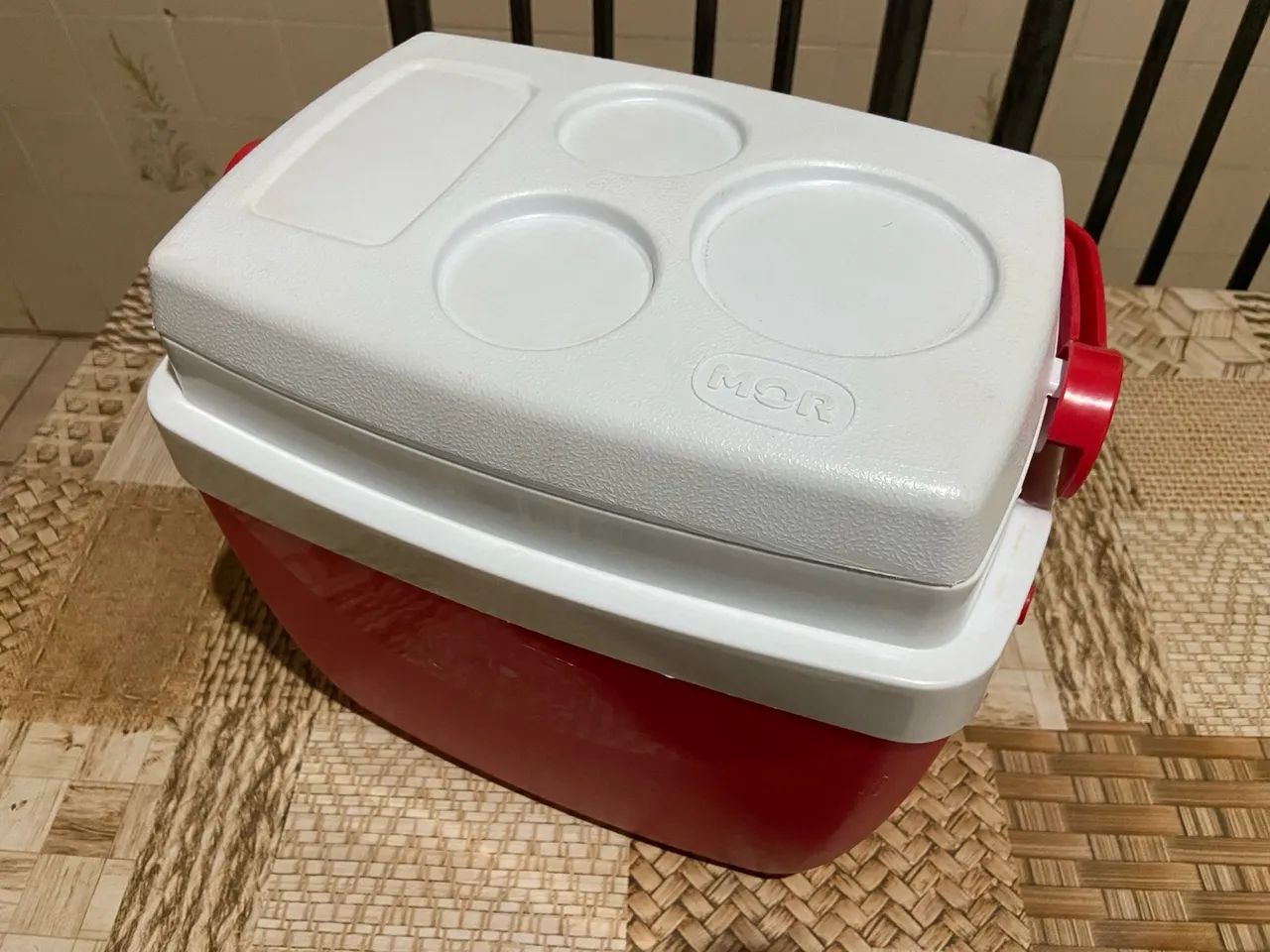 Caixa Térmica Mor 12 Litros Vermelha - Foto 4