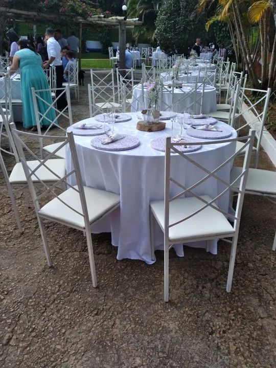 Locação de mesas e cadeiras para casamento  - Foto 2