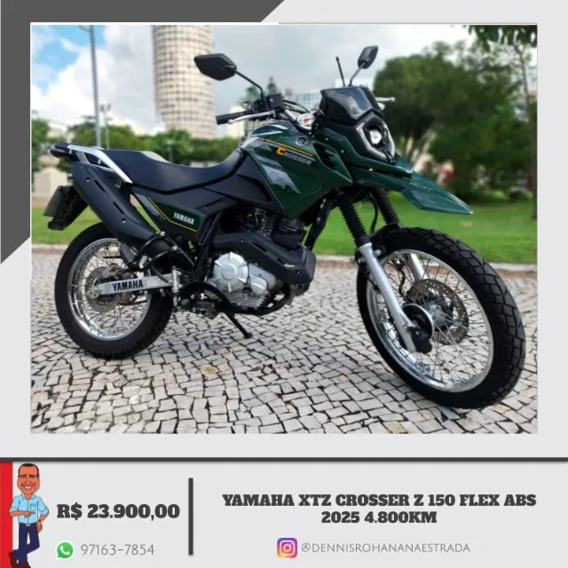 Yamaha XTZ Crosser 150 Flex ABS Só 4.800km (Garantia de Fábrica) Financio em até 48x