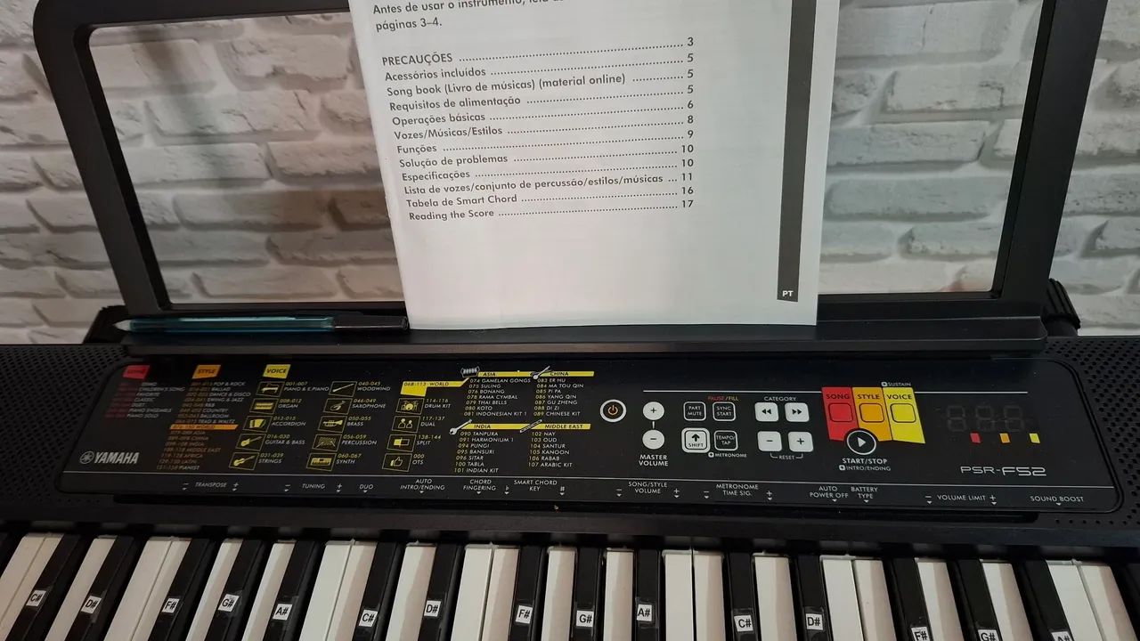Teclado Yamaha PSR-f-52 - Foto 2