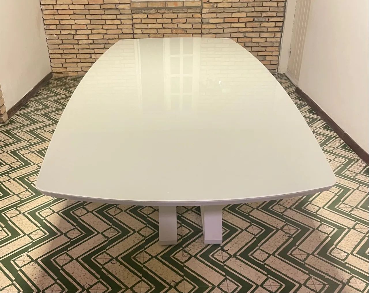 Mesa com Tampa de vidro grande - Foto 5