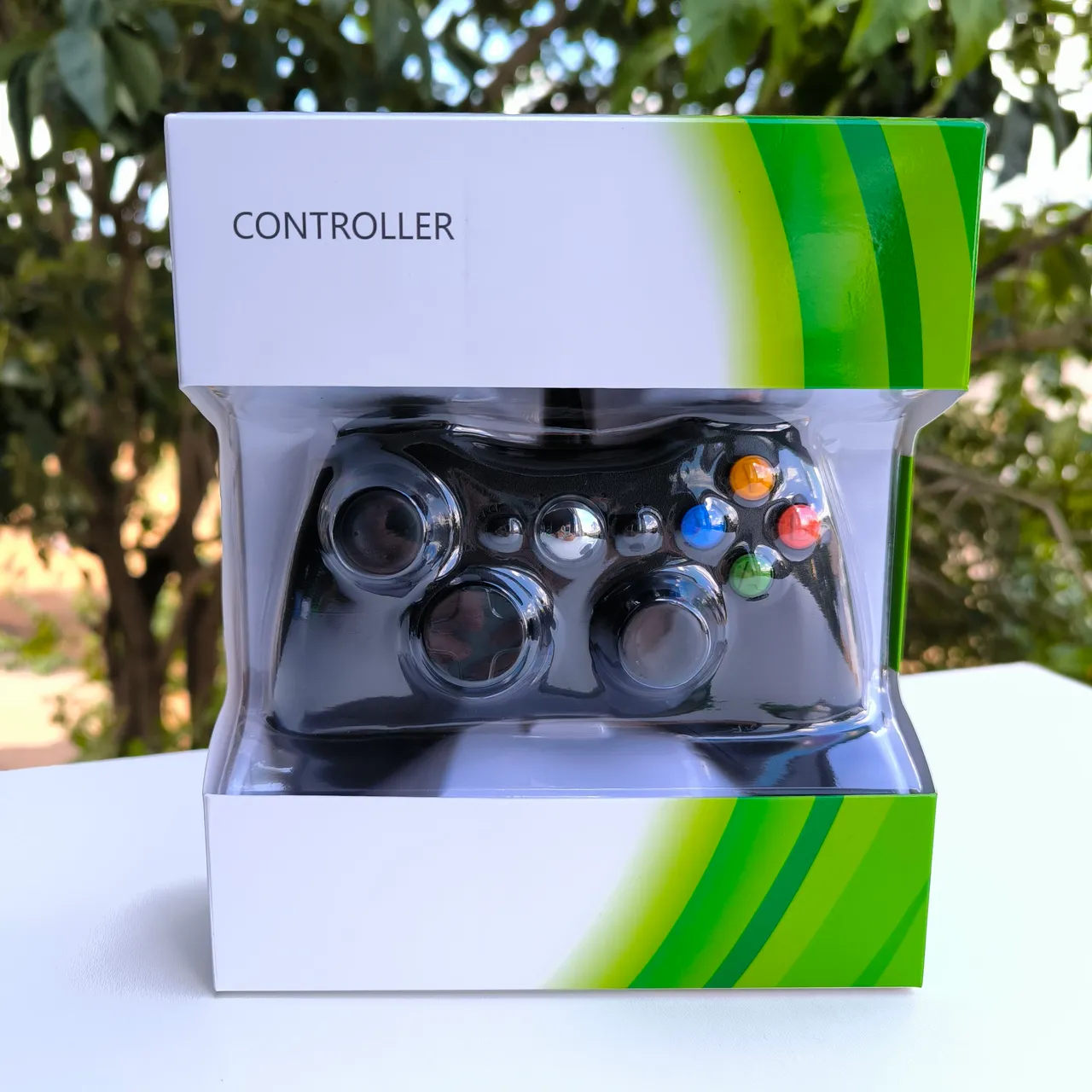 Controle para Xbox 360 com fio USB compatível com Pc