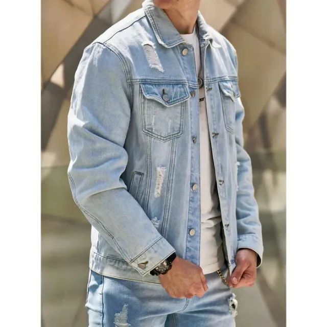 Jaqueta Jeans Masculina - Foto 2