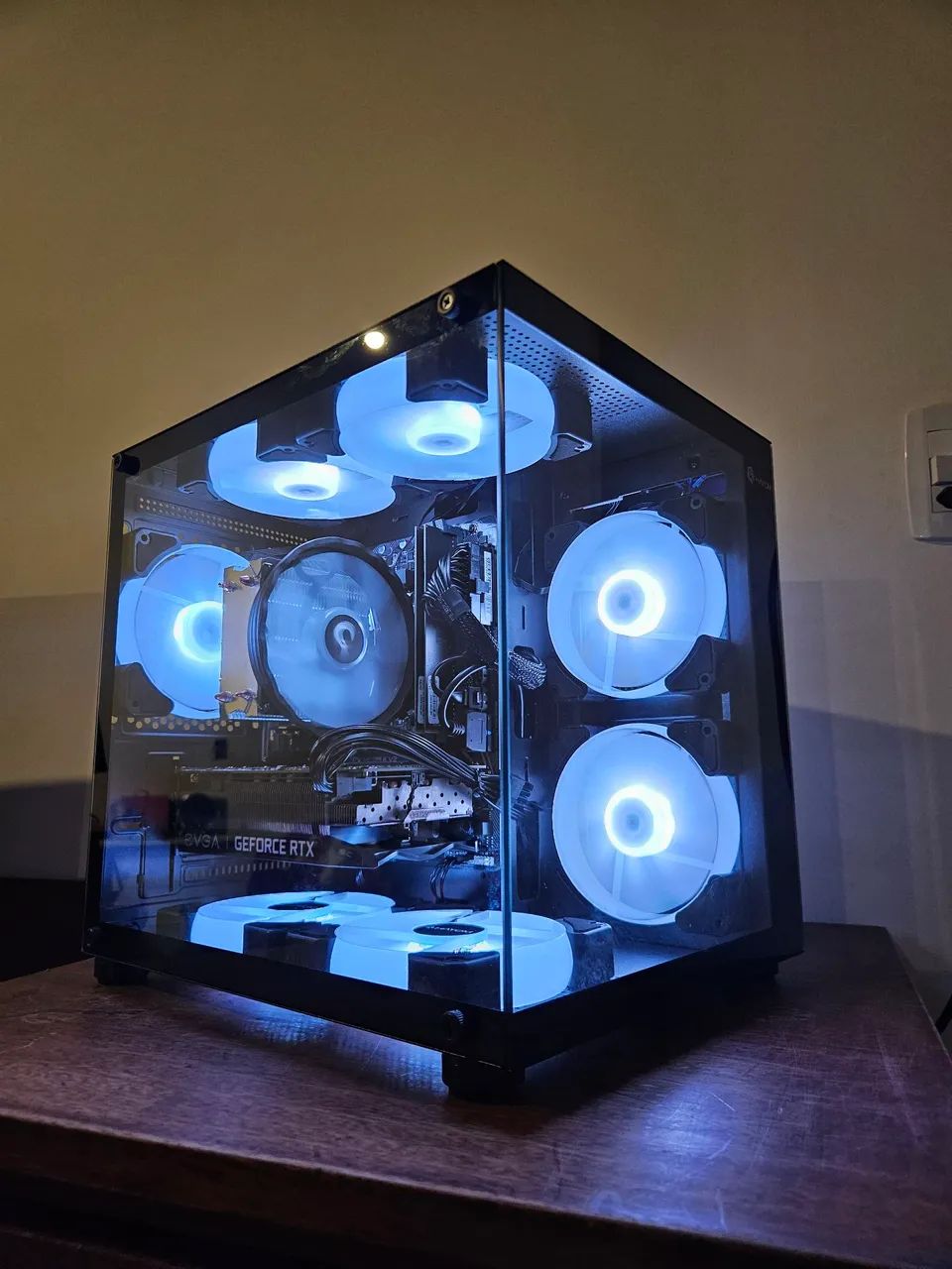 PC gamer com i3 10 Ger! RTX 3060 16gb ram e SSD! - Foto 4