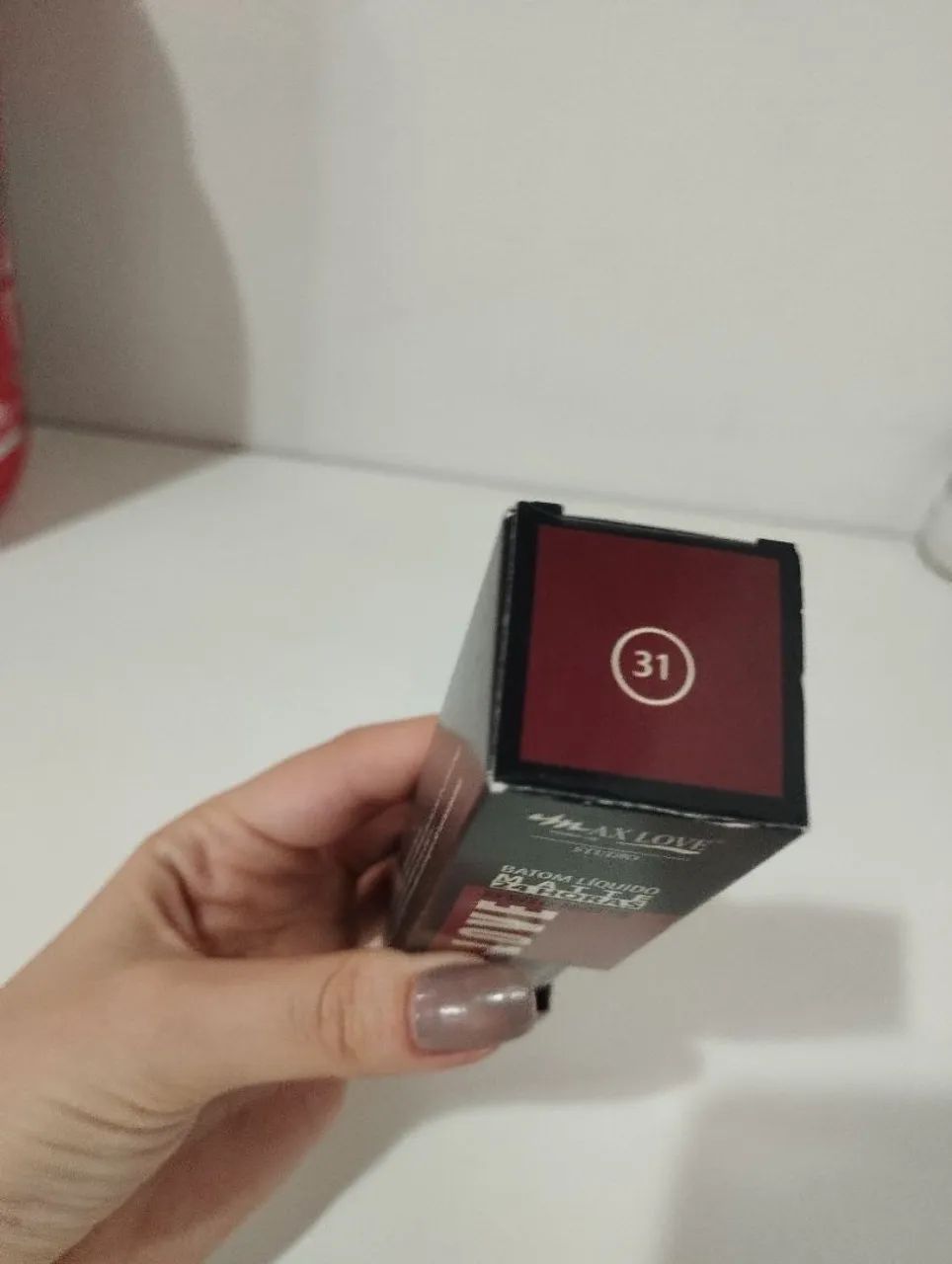 Batom líquido matte 24horas de duração da Max love 
