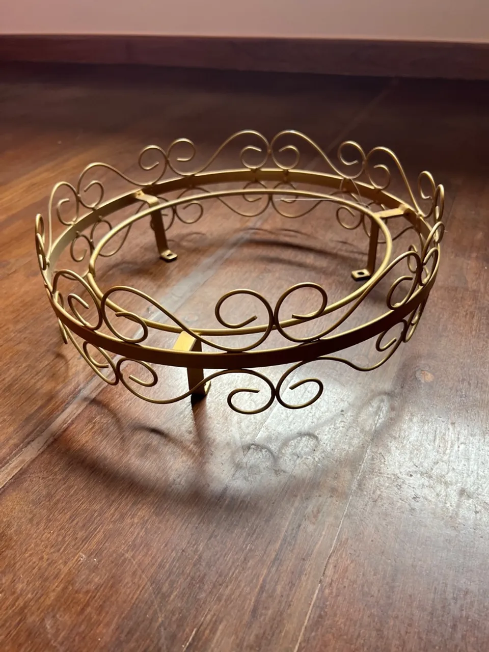 Dossel Aro de Círculo Dourado para Mosquiteiro