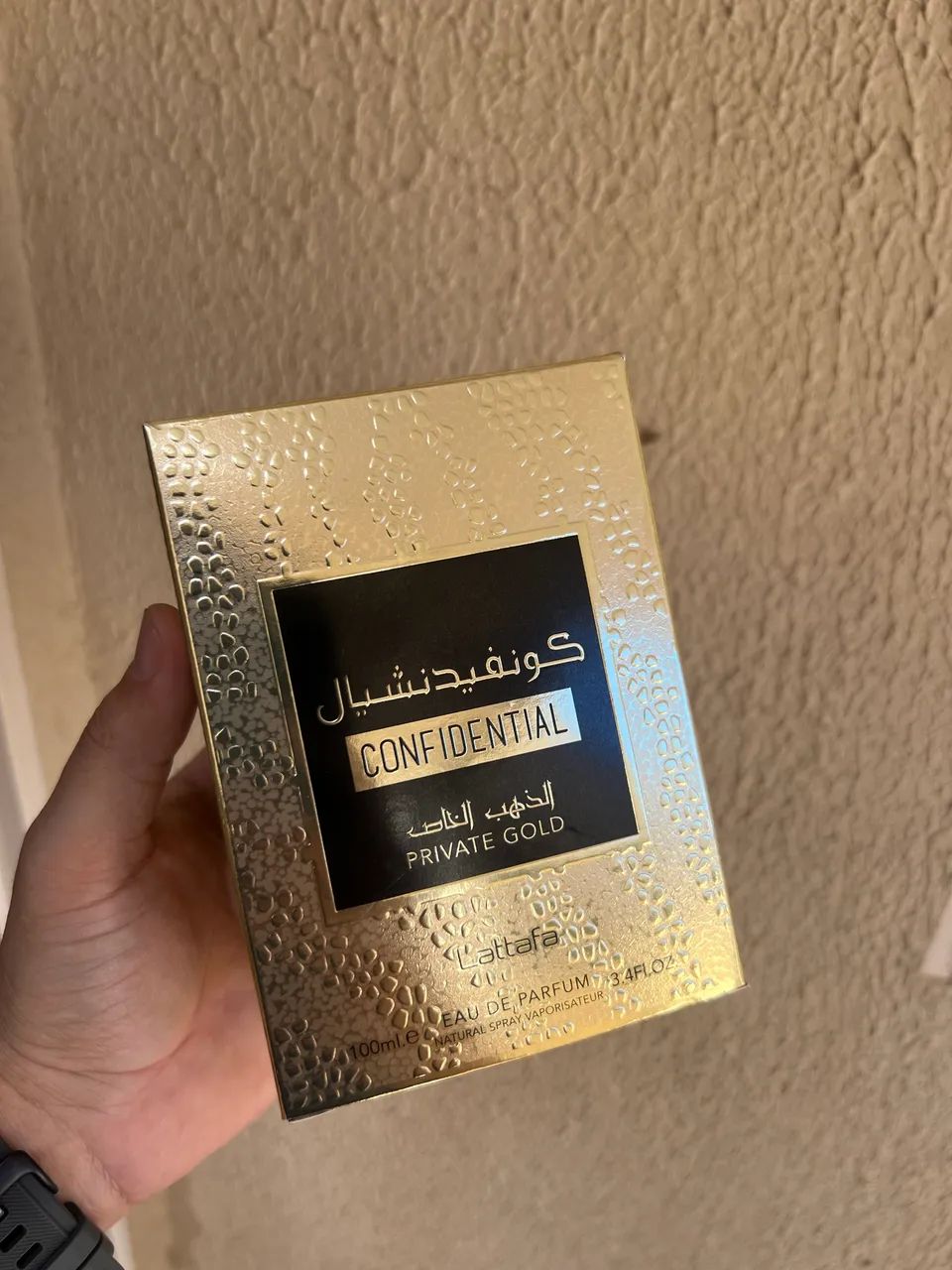 Perfume Unisex Lattafa Confidential Private Gold Eau de Parfum 100 Ml