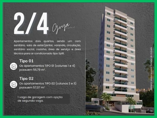 Apartamento LANÇMENTO 2/4  com VISTA MAR com suite varanda e vaga privativa - RIO VERMELHO - Foto 4
