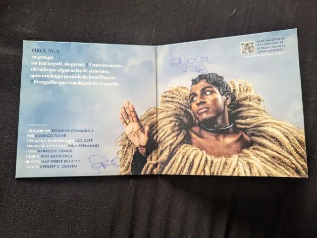 CD Orgunga - Rico Dalasam AUTOGRAFADO - Foto 2