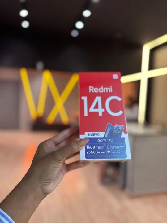 Celular Redmi 14C - Novo - 256GB ROM