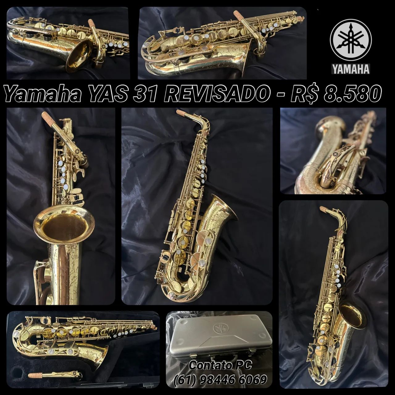 YAMAHA YAS-31 サックス Sax Alto Yamaha YAS 31 Todo Revisado - Instrumentos musicais