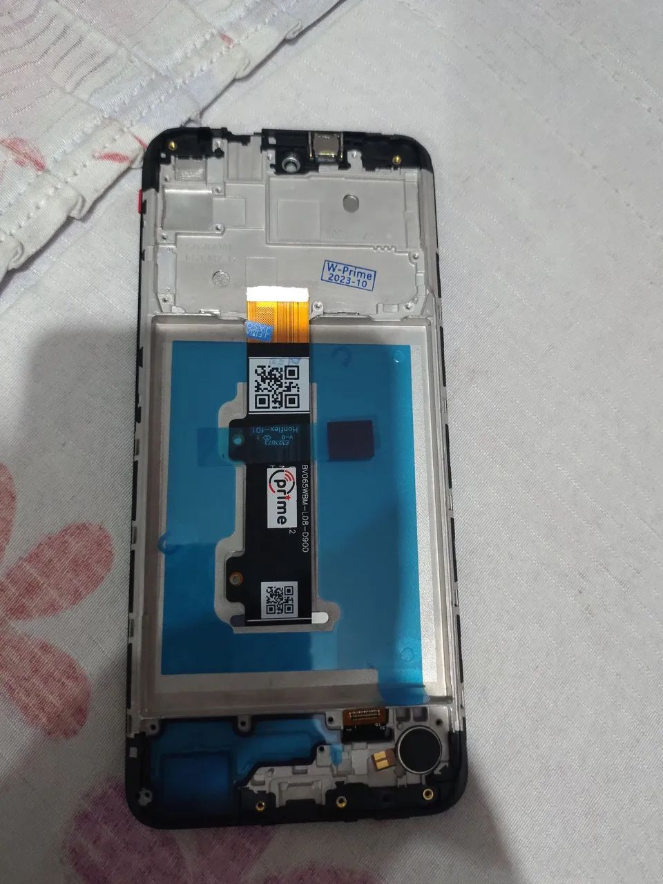 Tela display moto e40 com aro - Foto 2