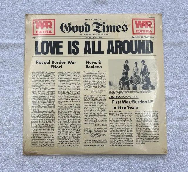 Disco de Vinil War e Eric Burdon - Love Is All Around - de época LACRADO