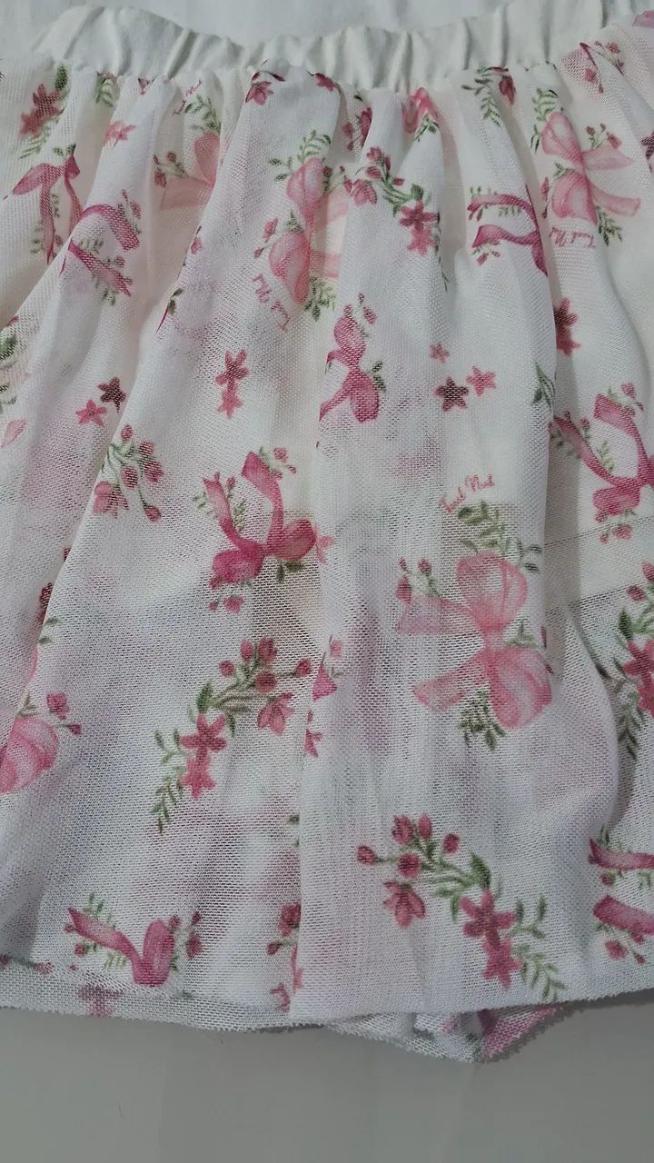 Conjunto Blusa e Saia Infantil - Foto 2