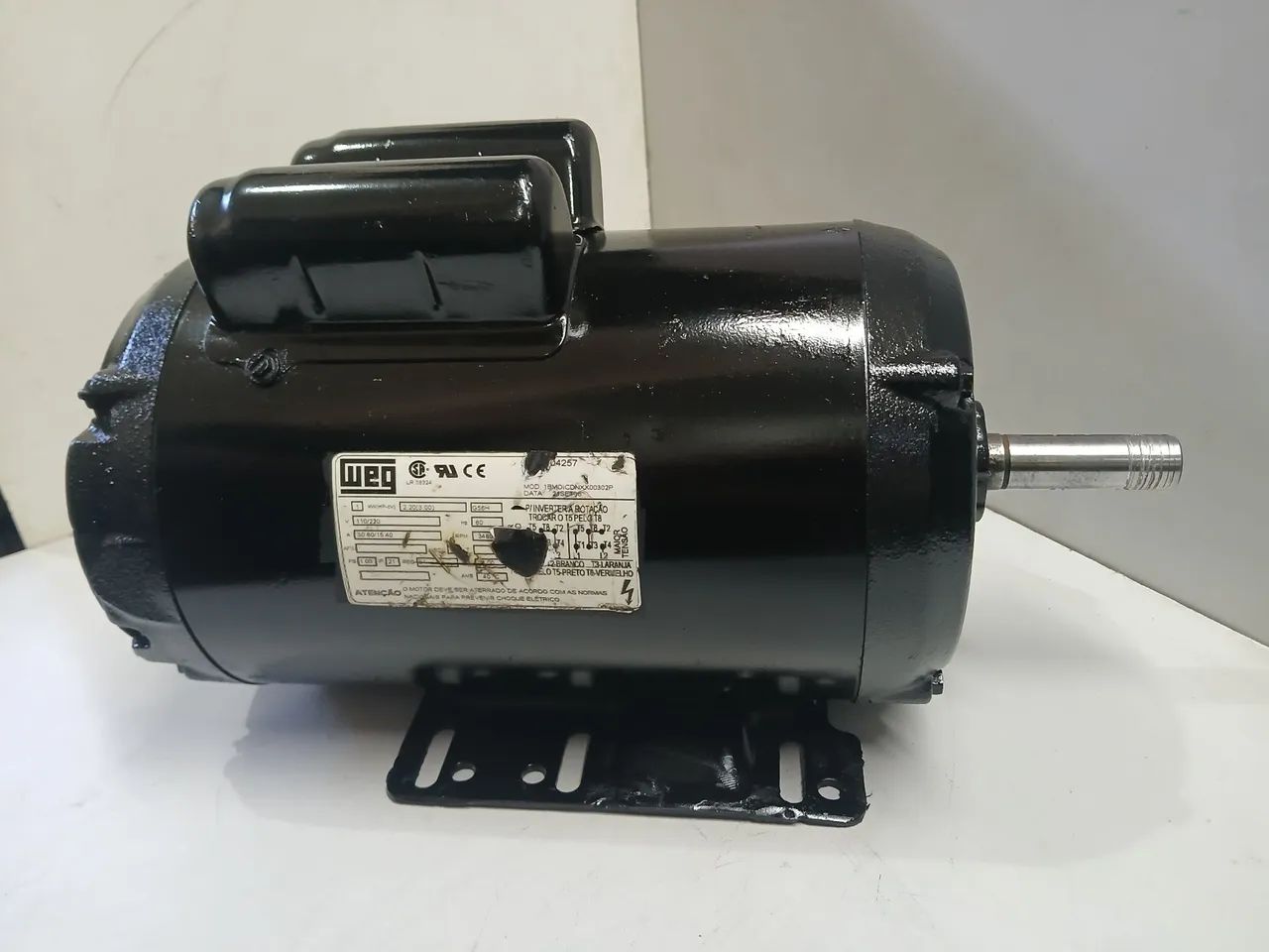 Motor elétrico weg monofásico 3 cv 2 pólos  - Foto 4