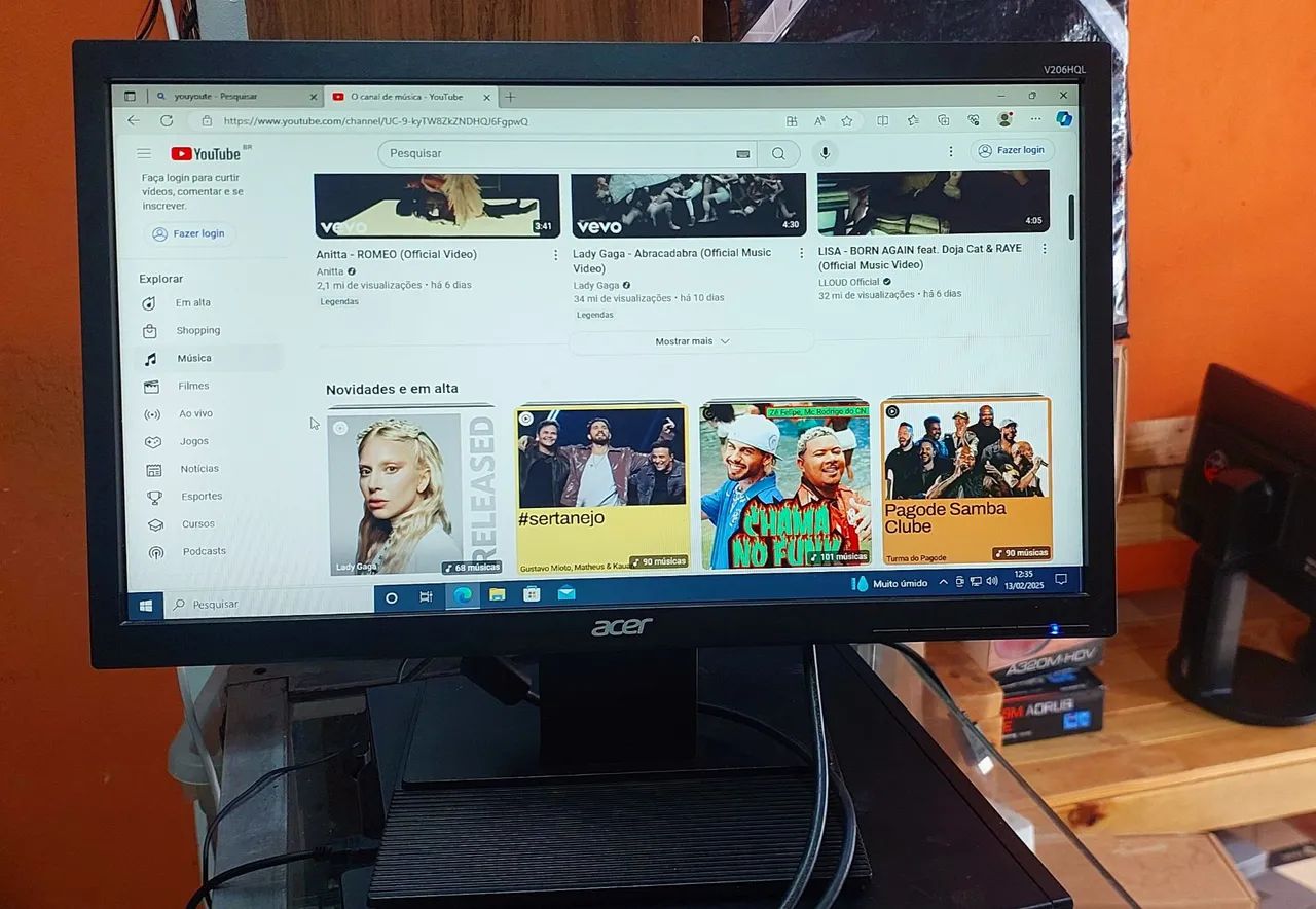 Monitor HDMI AOC 20" HD entrego parcelo cartão  - Foto 3