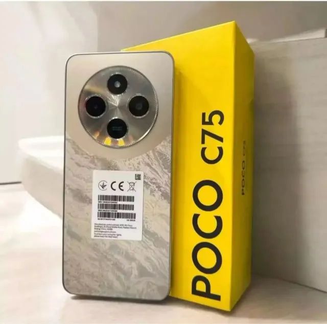 Celular Poco C75 50MP Camera 4G 256Gb 08Gb Ram Novo Lacrado