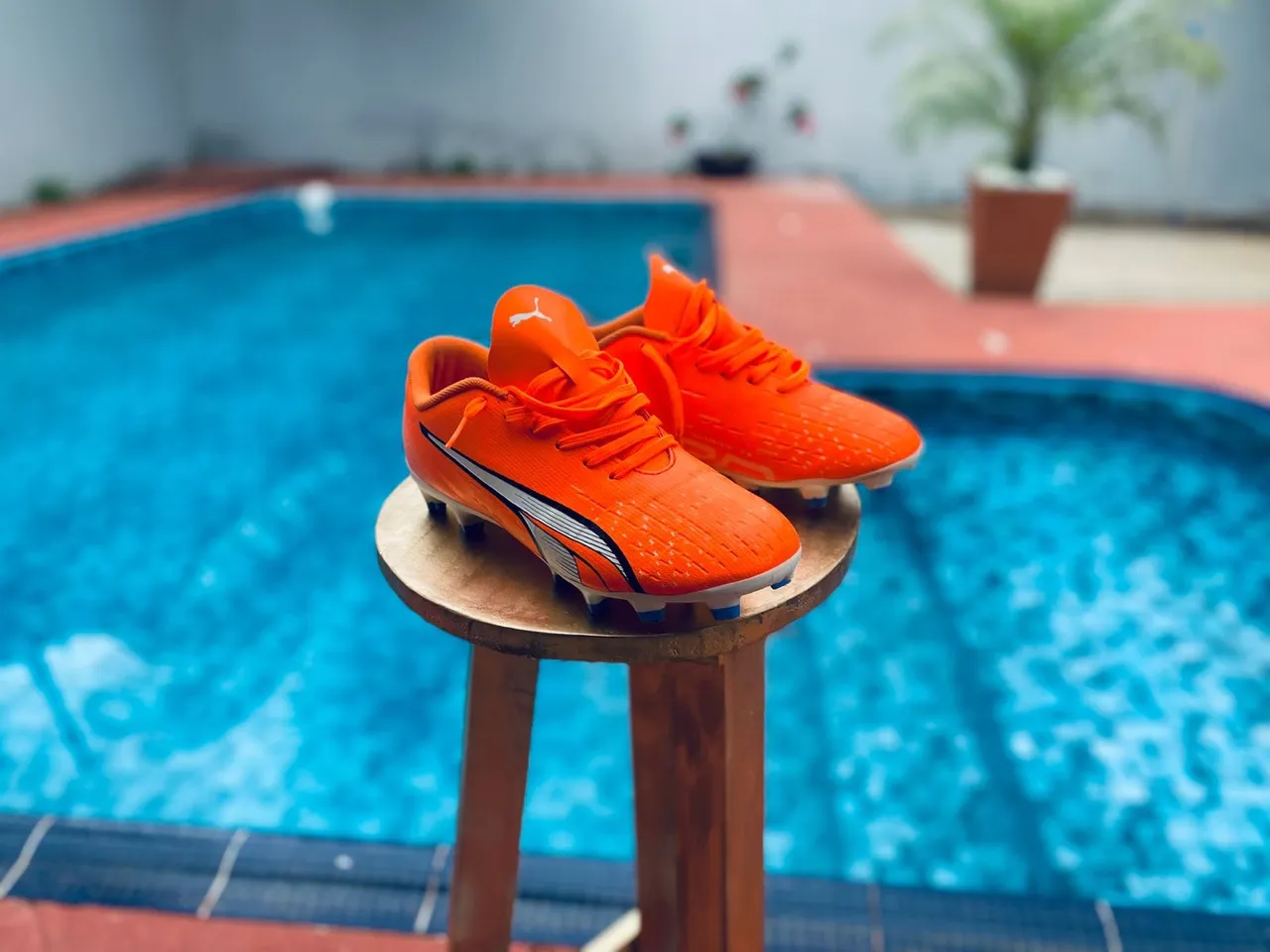 Chuteira Puma Ultra Laranja - Nova!