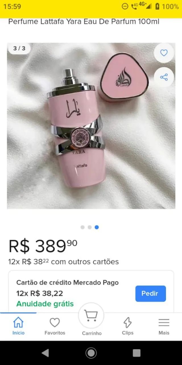 Perfume Lattafa Yara Eau De Parfum 100ml - Foto 2