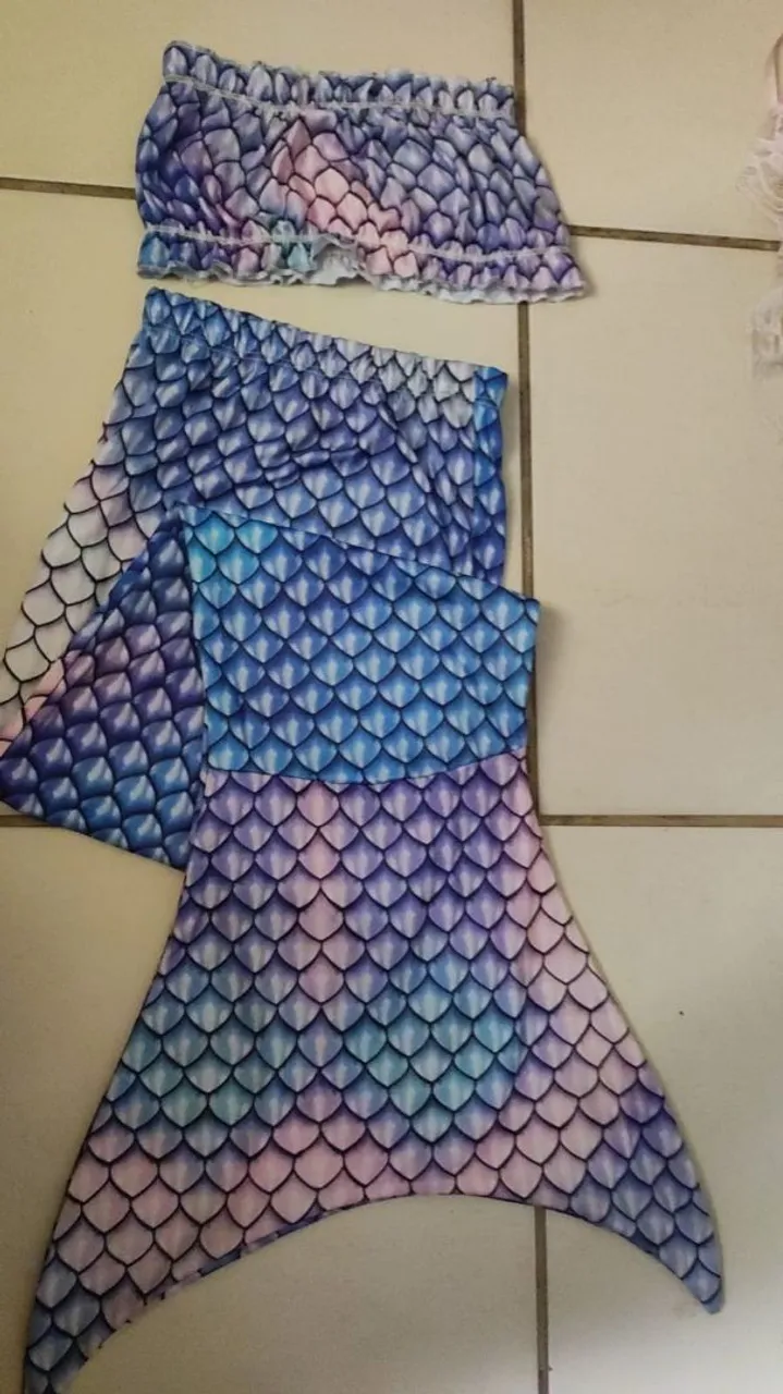 Fantasias de sereia para meninas