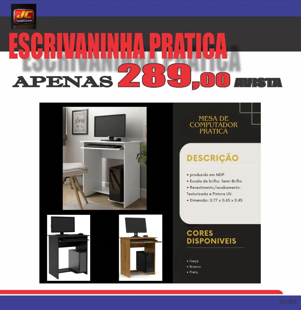 Escrivaninha mesa pc 