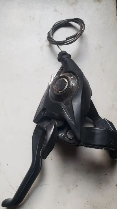 Alavanca  passador de marcha dianteira para bike 