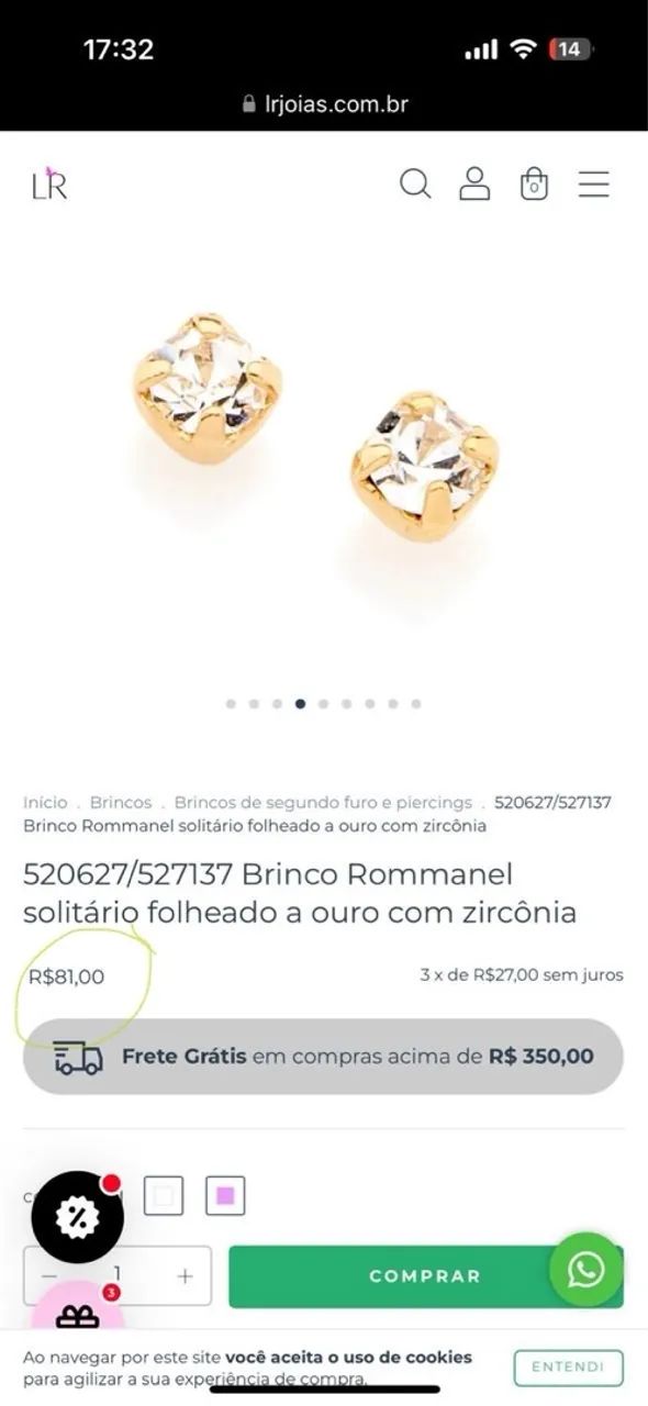 Brinco ROMMANEL NOVO - Foto 3