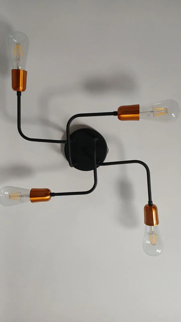 Luminária de Teto Moderna com 4 Lâmpadas - Foto 3
