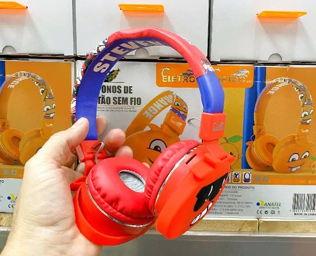 Fone de Ouvido Sem Fio Bluetooth Monstrinhos Eletromex EL-1504 - Foto 3