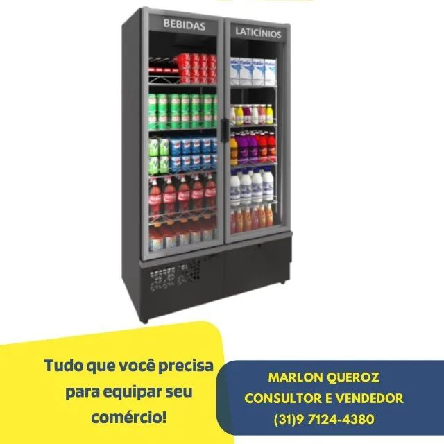 Expositor Refrigerado Polar 2 Portas 127/220v