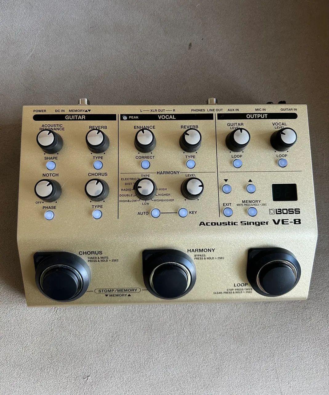 Black Friday!!! PEDALEIRA de Efeito Boss VE-8 - Instrumentos