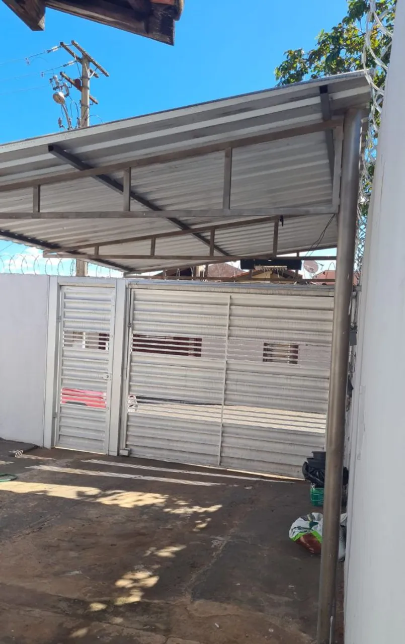 Cobertura metálica para garagem