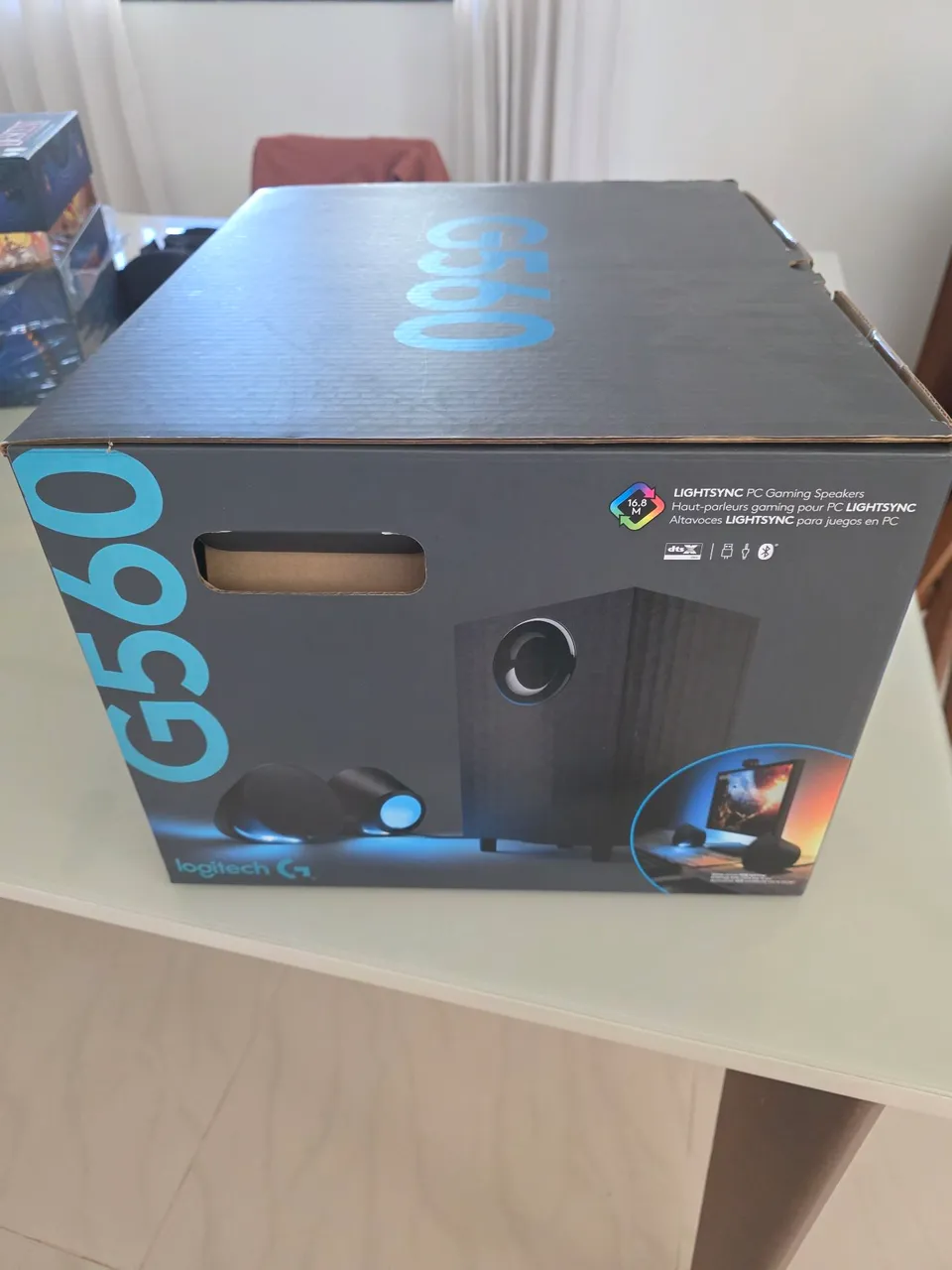 Caixa de Som Logitech G560 LIGHTSYNC PC Gaming Speakers