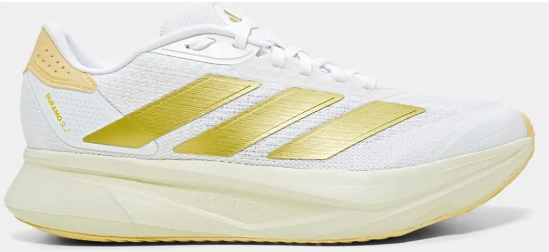 Adidas Duramo SL 2 Branco com Detalhes Dourados