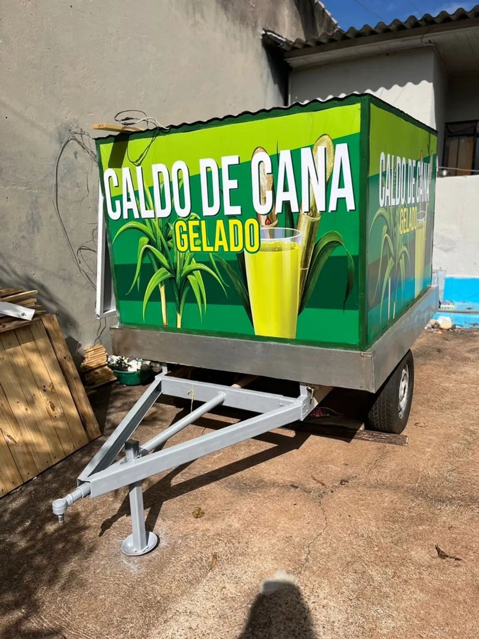 Trailer/Carrinho de Caldo de Cana