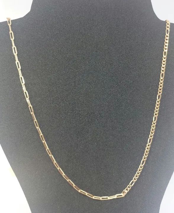 Colar choker banhado a Ouro com elos pequenos e diferentes  - Foto 2