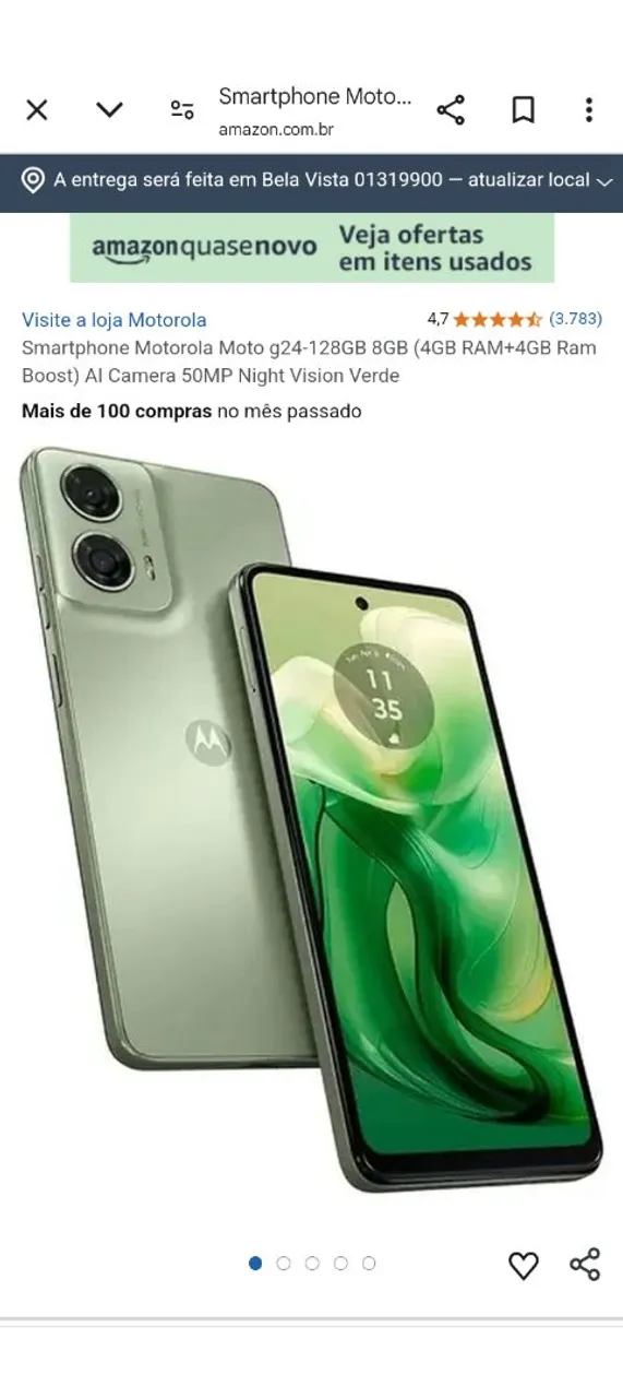 1 mês de uso