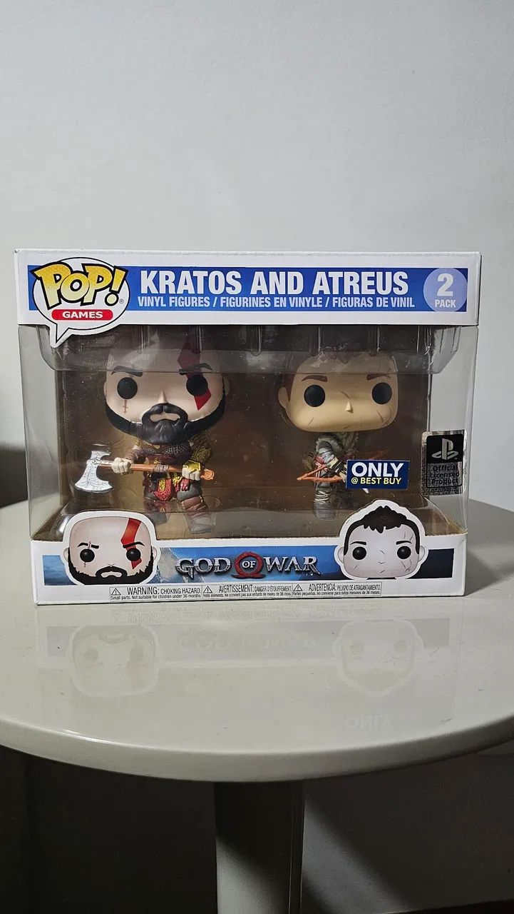 Funko Pop Kratos e Atreus 2 Pack (Best Buy) - God of War