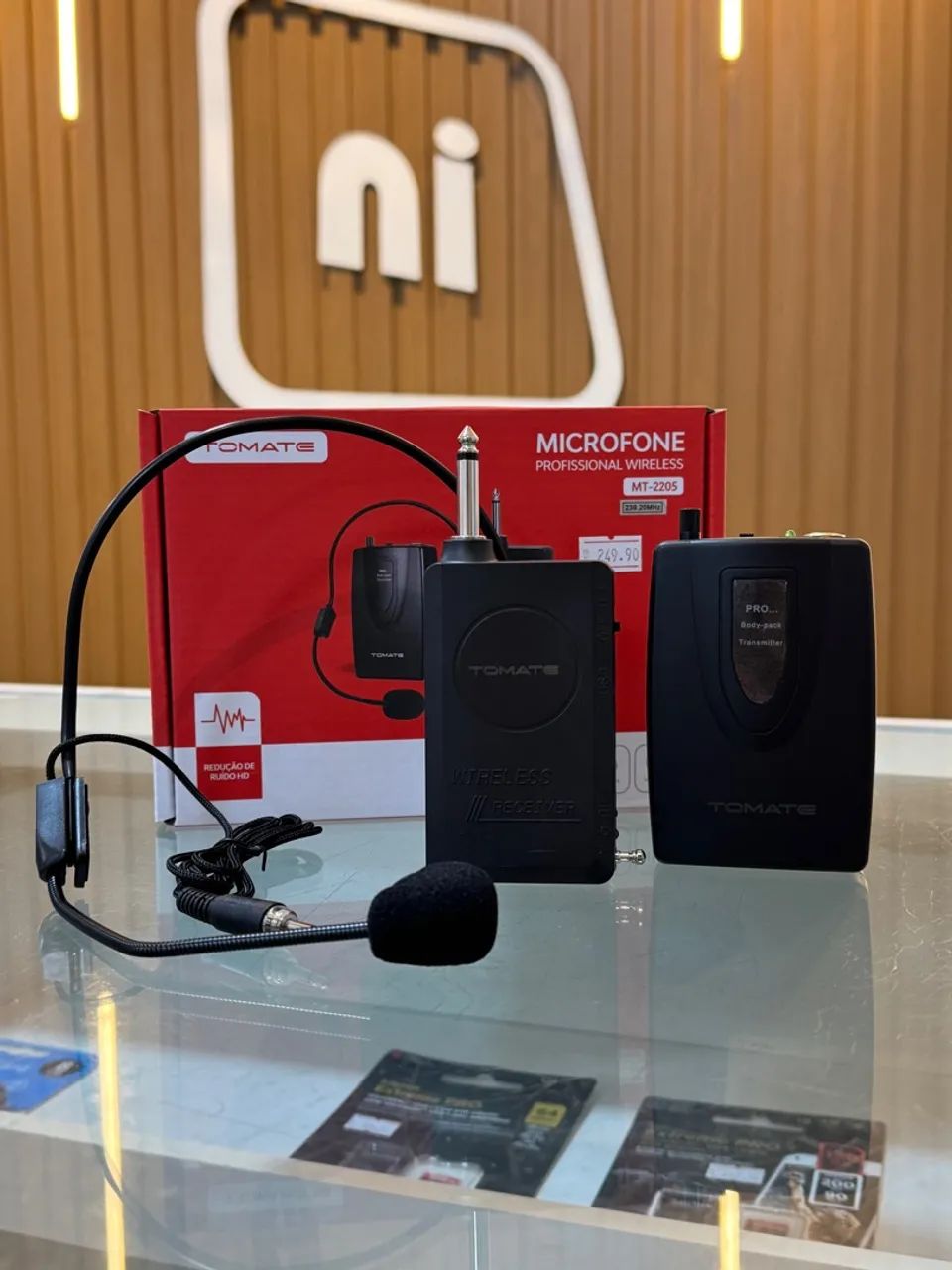 Microfone Profissional Lapela Wireless