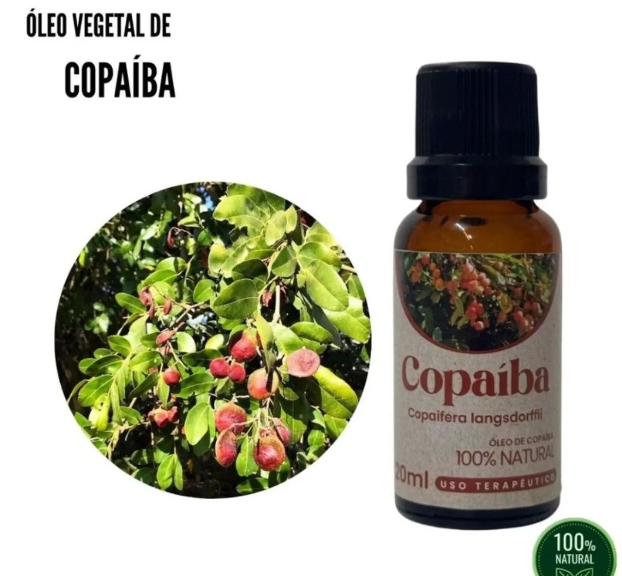 Óleo de copaíba natural