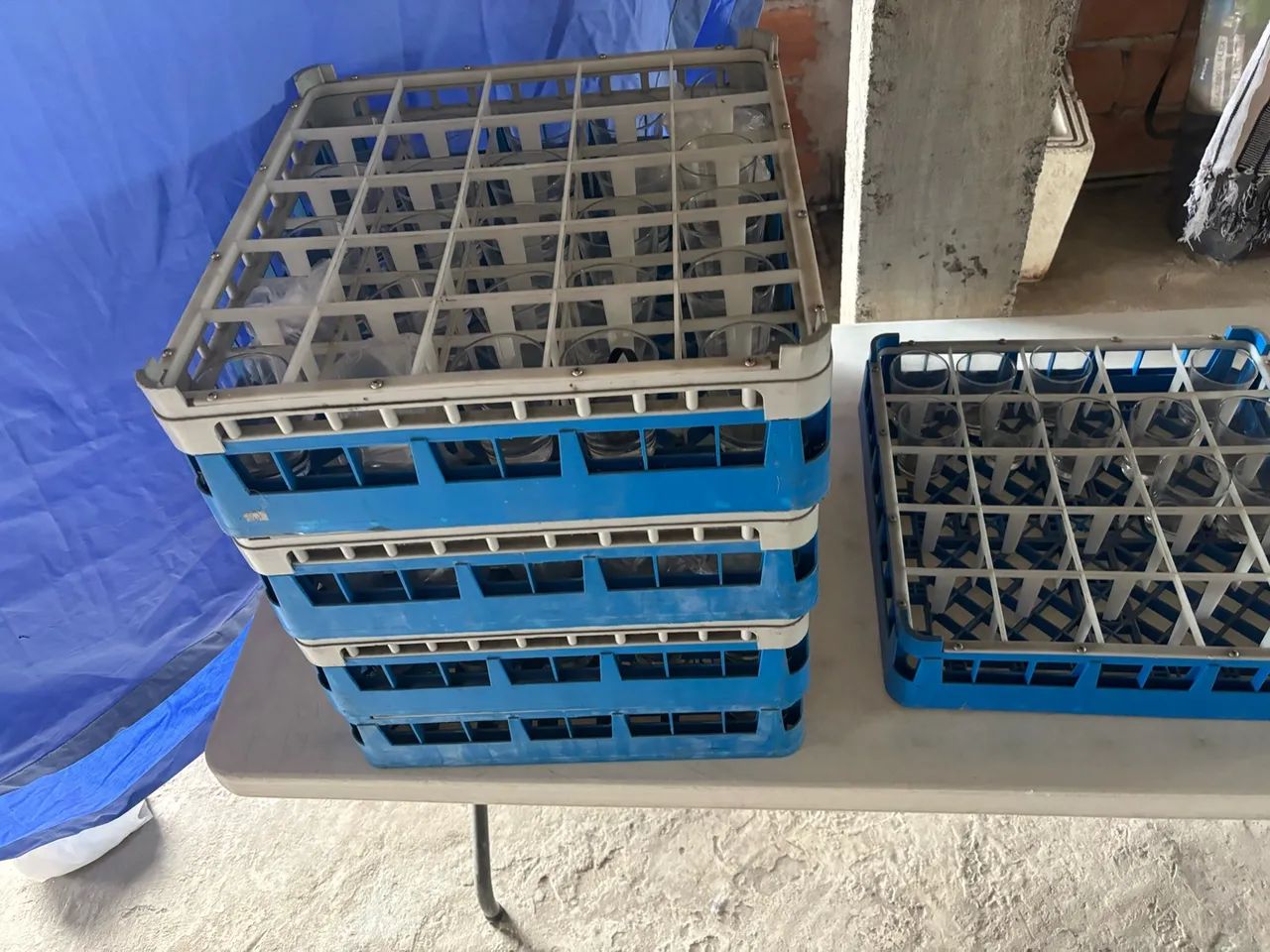 Rack + copos de vidro   - Foto 3