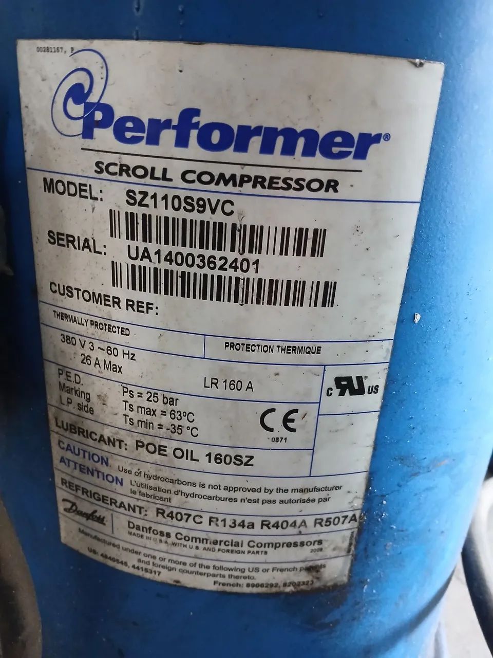 Compressor scroll industrial usado - Foto 2