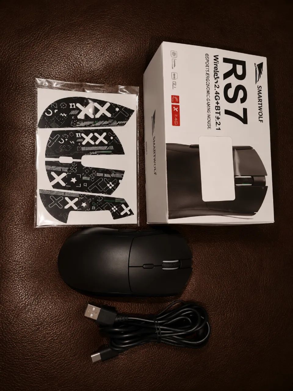 Mouses Gamer Sem Fio SmailWolf - RS7 e RS8 - Foto 3