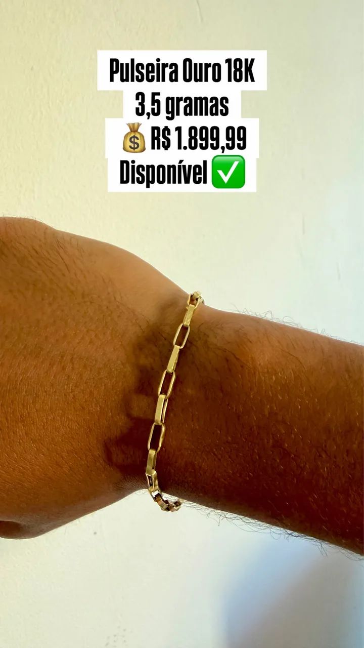 Pulseira de Ouro 18K - Foto 2