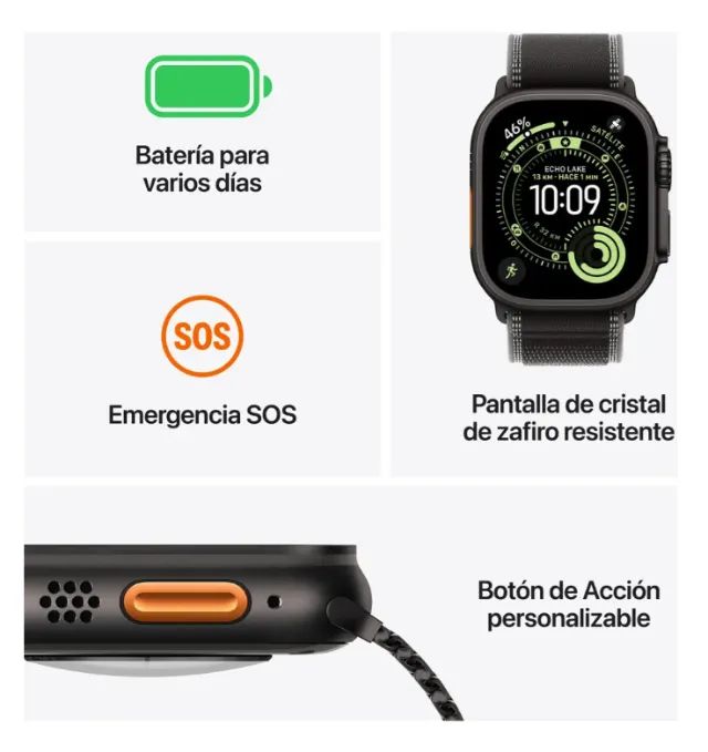 Apple Watch 3 Ultra GPS e 5G - Lacrado Zero - Foto 2