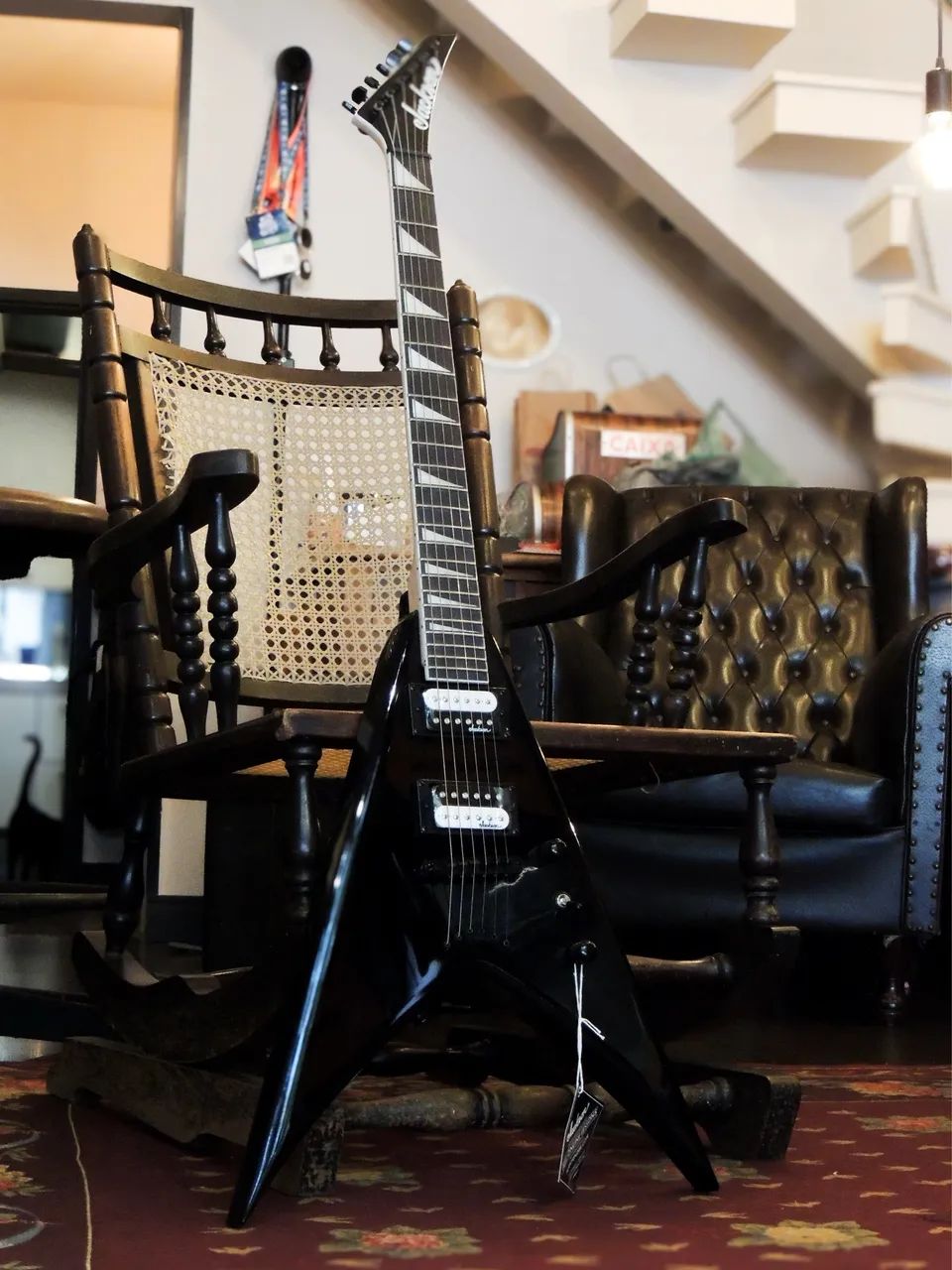 Guitarra Jackson King V JS32 nova