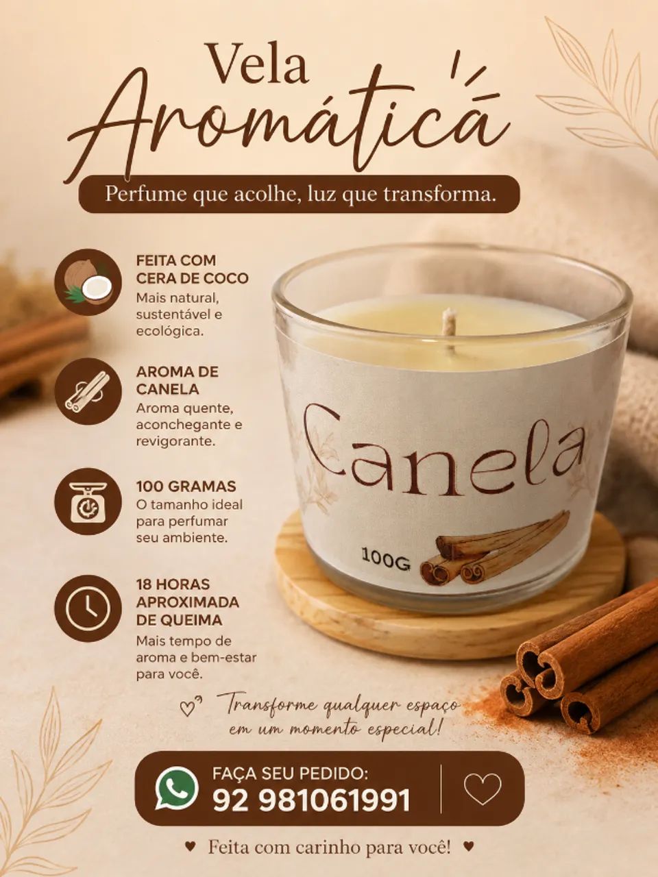 vela aromática