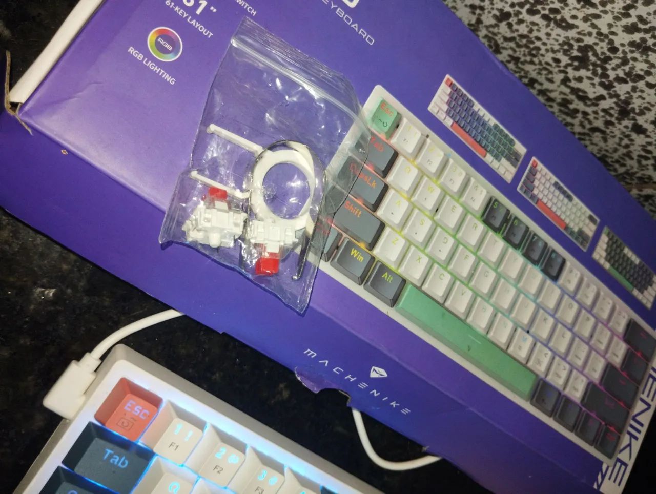 Teclado Machenike K500-B61 - Foto 3