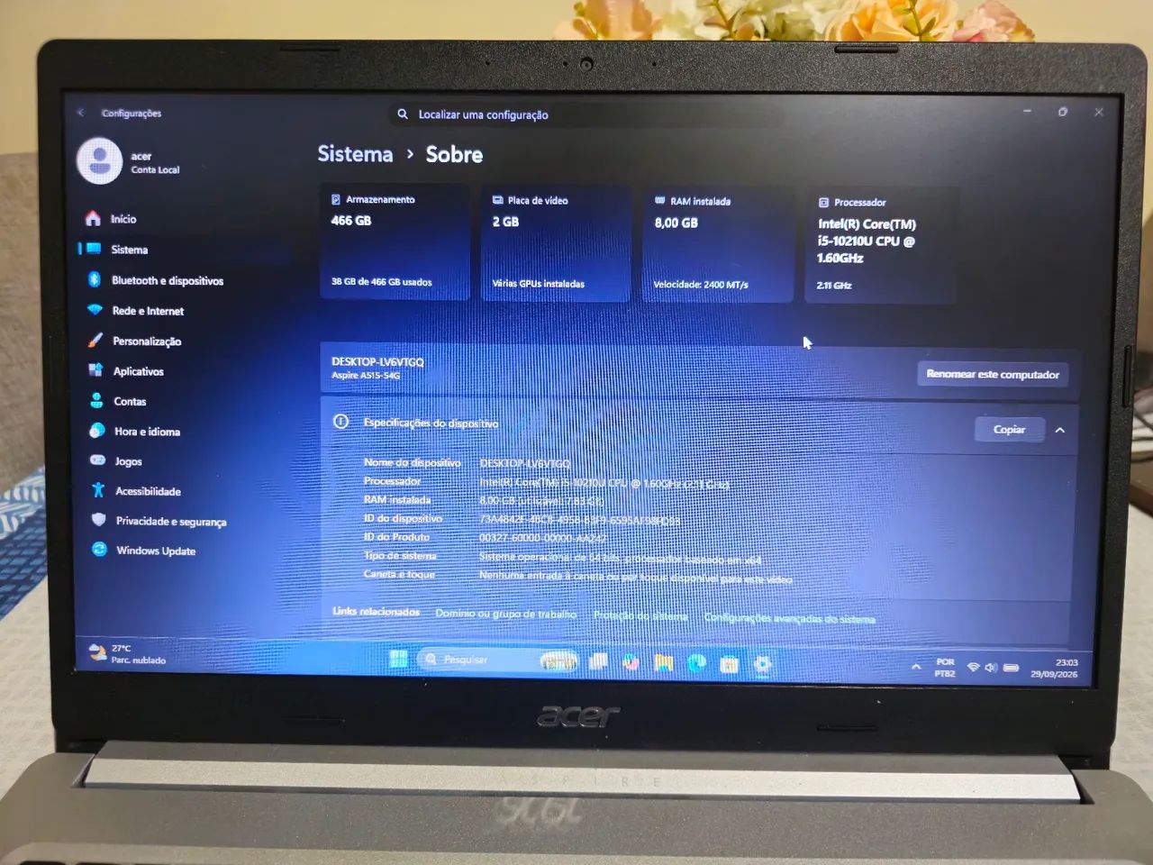 Notebook Acer Aspire 5 - Foto 2