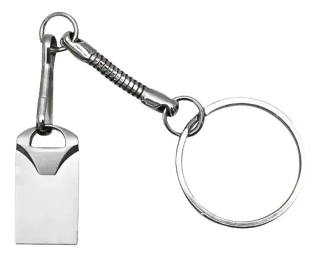 Pendrive 16gb Mini Usb 2.0 Chaveiro Metálico Compacto - Foto 2